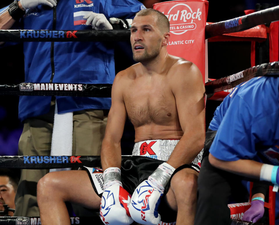 Sergey Kovalev desperately needs a win. (Elsa/Getty Images)