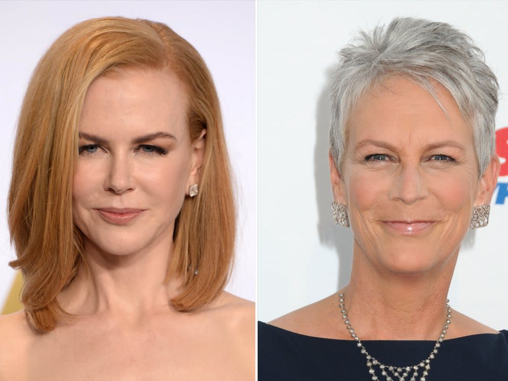 Nicole Kidman (l.) und Jamie Lee Curtis spielen gemeinsam in einer neuen Serie mit. (Bild: PD/starmaxinc.com/ImageCollect / Byron Purvis/AdMedia/ImageCollect)