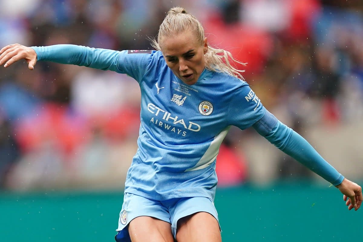 Alex Greenwood insists the World Cup is nowhere near the forefront of her thoughts (Mike Egerton/PA) (PA Archive)