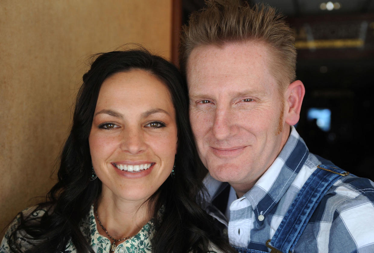 Joey Martin and Rory Feek of Joey + Rory attend Music Cafe - Day 7 during the 2010 Sundance Film Festival at the Stanfield Gallery on January 28, 2010 in Park City, Utah. (Fred Hayes / Getty Images)