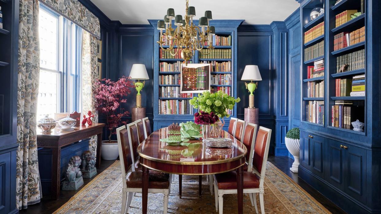 nick olsen michael lorber park avenue home tour dining room