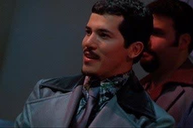 John Leguizamo has been in the industry for a long time and has had a long list of credits to his name. People might want to infamously remember him for his role as Luigi in Super Mario Bros. but I believe it was his role as Benny Blanco in 1993 Carlito's Way opposite of Al Pacino that people really took notice. He later appeared in the classic Romeo + Juliet opposite of Mr. Dicaprio's Romeo as the antagonist Tybalt.