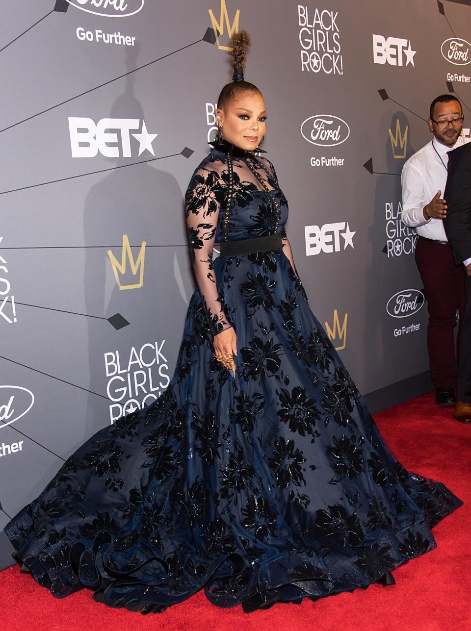 Jackson's hair reached new heights when she dazzled at the 2018 Black Girls Rock! Awards.