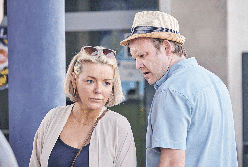 Sheridan Smith's character fights for her family. (ITV)