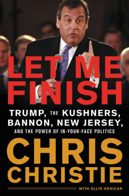 Christie's book, <i>Let Me Finish</i>, is scheduled for release in January 2019.