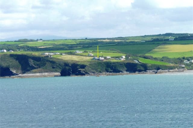 The Haverfordwest house from the sea