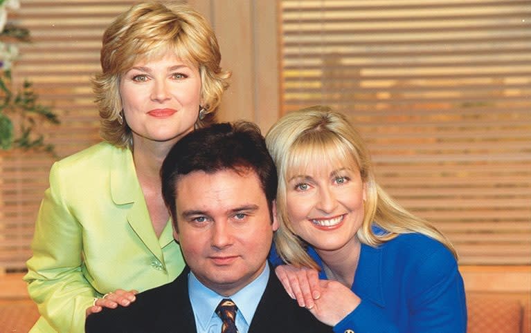 Anthea with Eamonn and her successor Fiona Phillips - Shutterstock