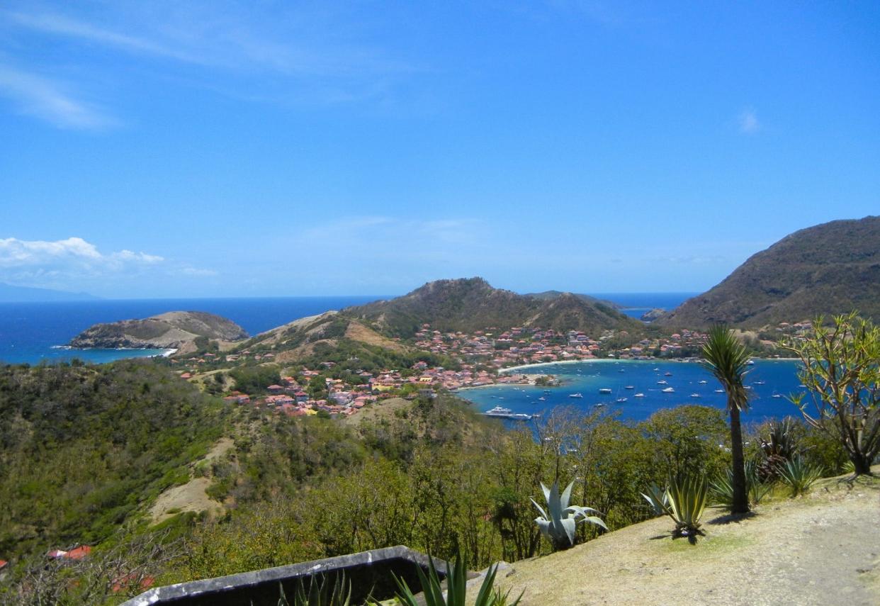 The Island of Guadeloupe, an overseas territory of France in the Caribbean.