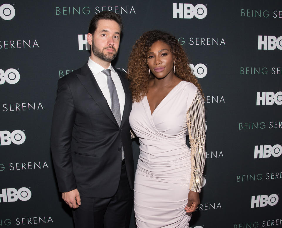 Serena Williams and husband Alexis Ohanian welcomed daughter Olympia in September. (Photo: Mike Pont/WireImage)