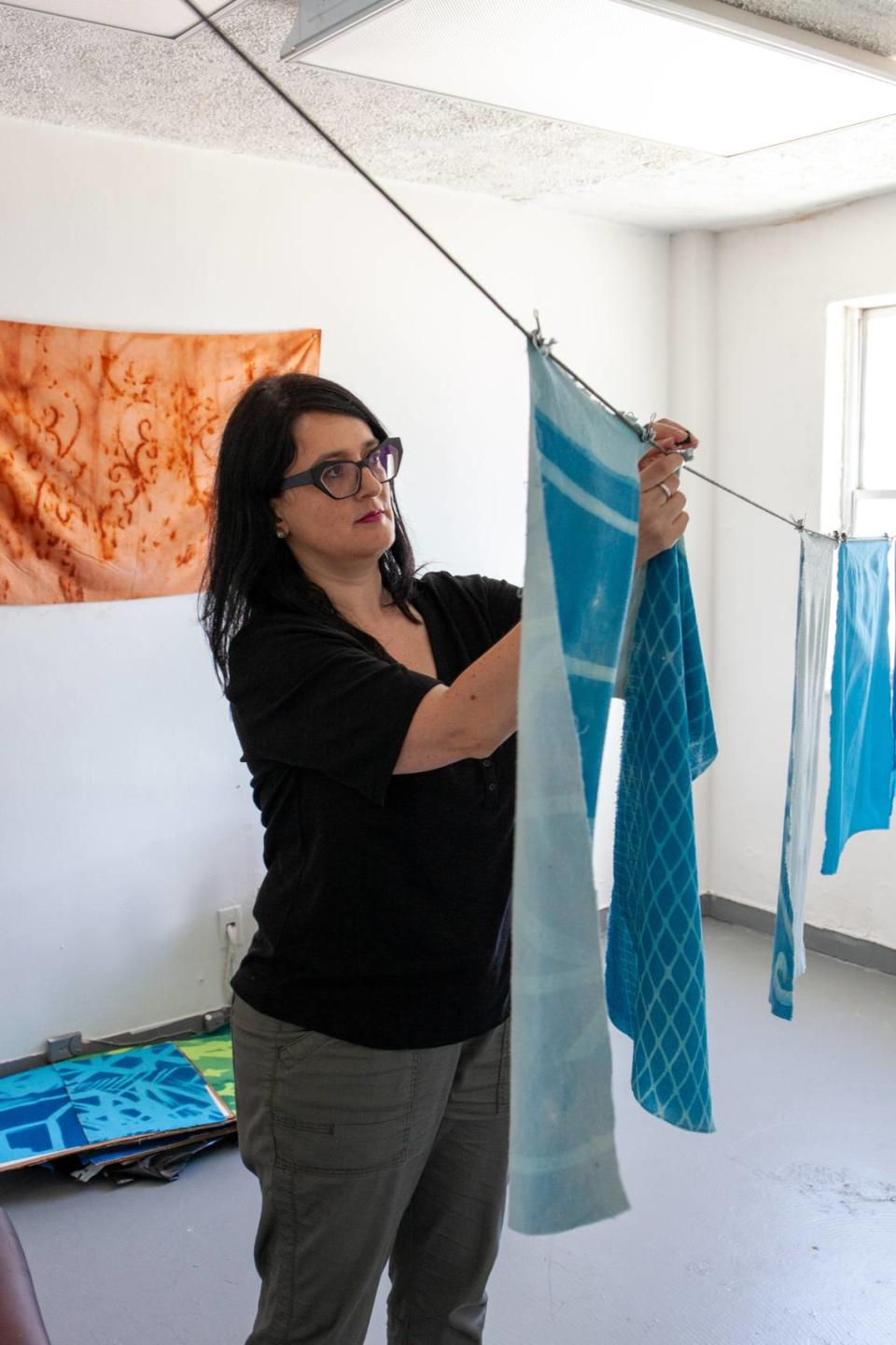 An artist in the Oolite Arts studio residency program, Liene Bosque will be getting a $1,000 a month housing stipend starting in January 2024.