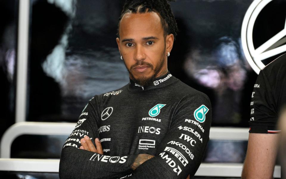 British driver Lewis Hamilton during the Spanish GP's first practice session at the Circuit de Catalunya/Toto Wolff rejects Lewis Hamilton sabotage claims as Mercedes report email to police