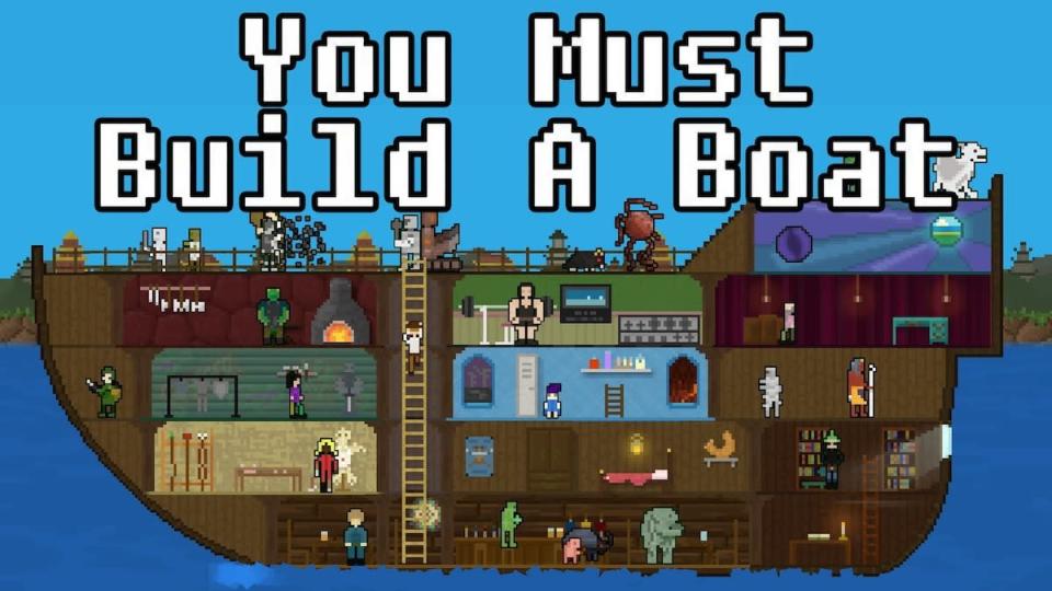 <p>The title says a lot, but what it doesn’t tell you is that building said boat will have you glued to your screen for hours on end. A match-3 puzzler masquerading as a bizarre shipbuilding RPG, <i>You Must Build a Boat</i> is a fascinating blend of old-school delivery and new-school design.</p>