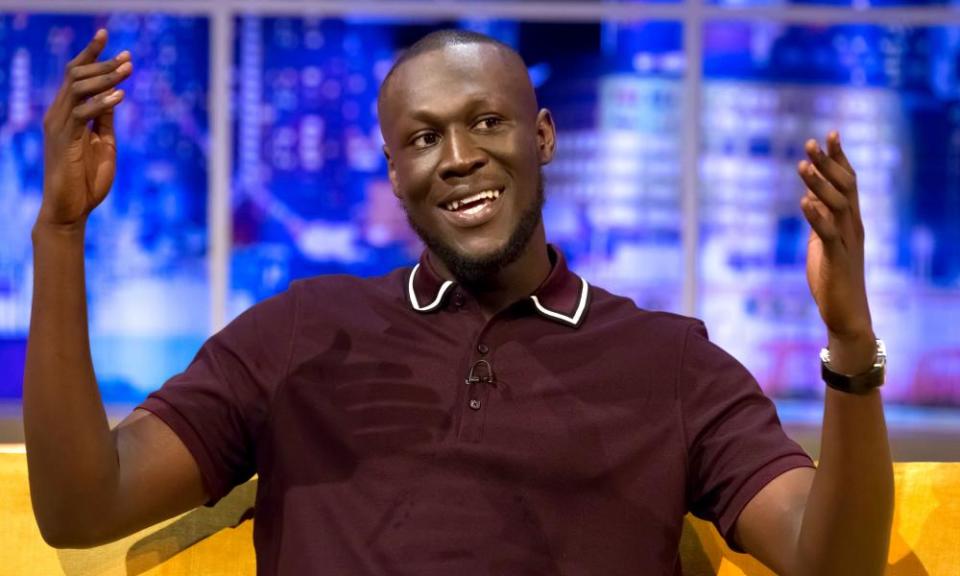 Stormzy on The Jonathan Ross Show last week.