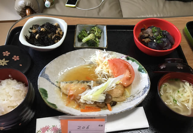 Une femme prend en photo les bons plats de l’hôpital