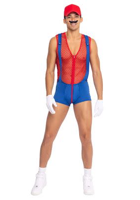 Sexy 'Red Super Plumber' Costume