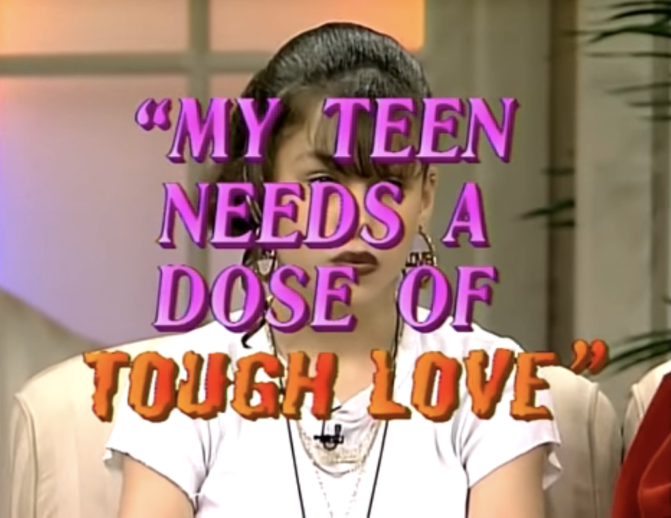 "My Teen Needs a Dose of Tough Love"