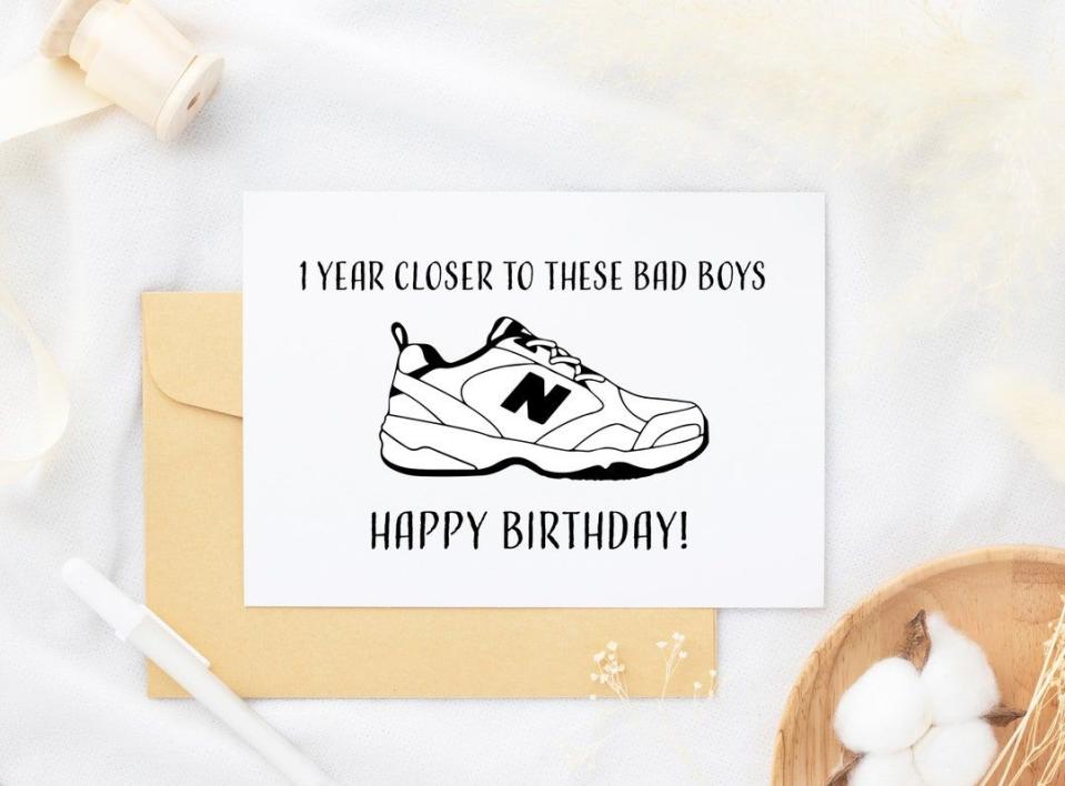 10) Dad Shoes Birthday Card