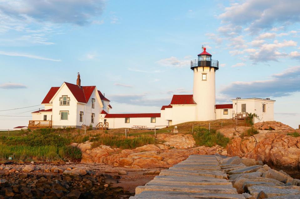 eastern point lighthouse, gloucester, massachusetts, new england, usa