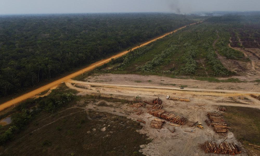 <span>Photograph: Edmar Barros/AP</span>