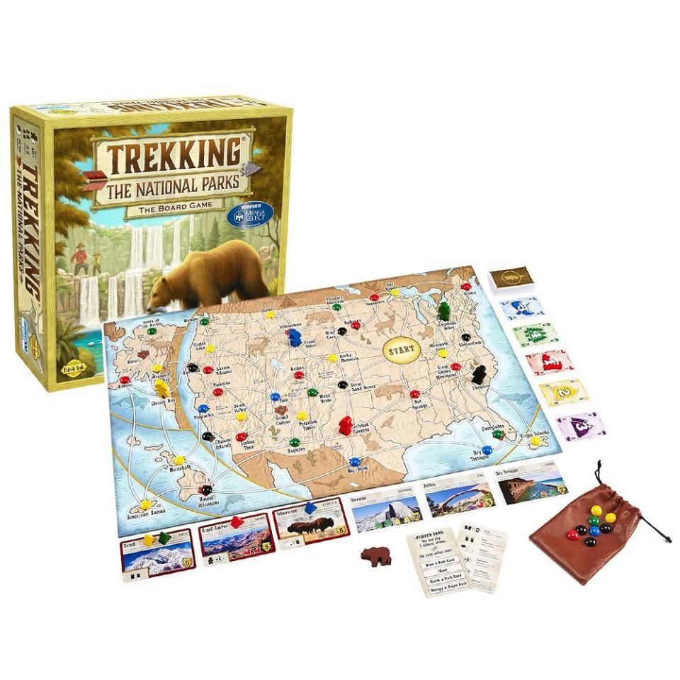 Underdog Games Trekking The National Parks Family Board Game