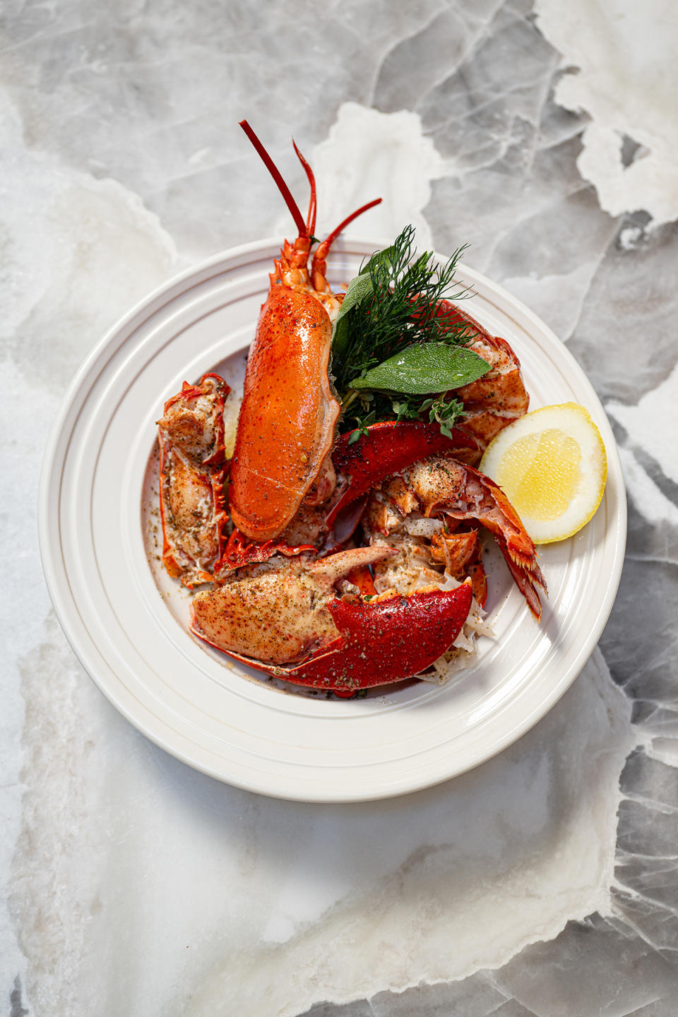 Maine lobster with brown butter