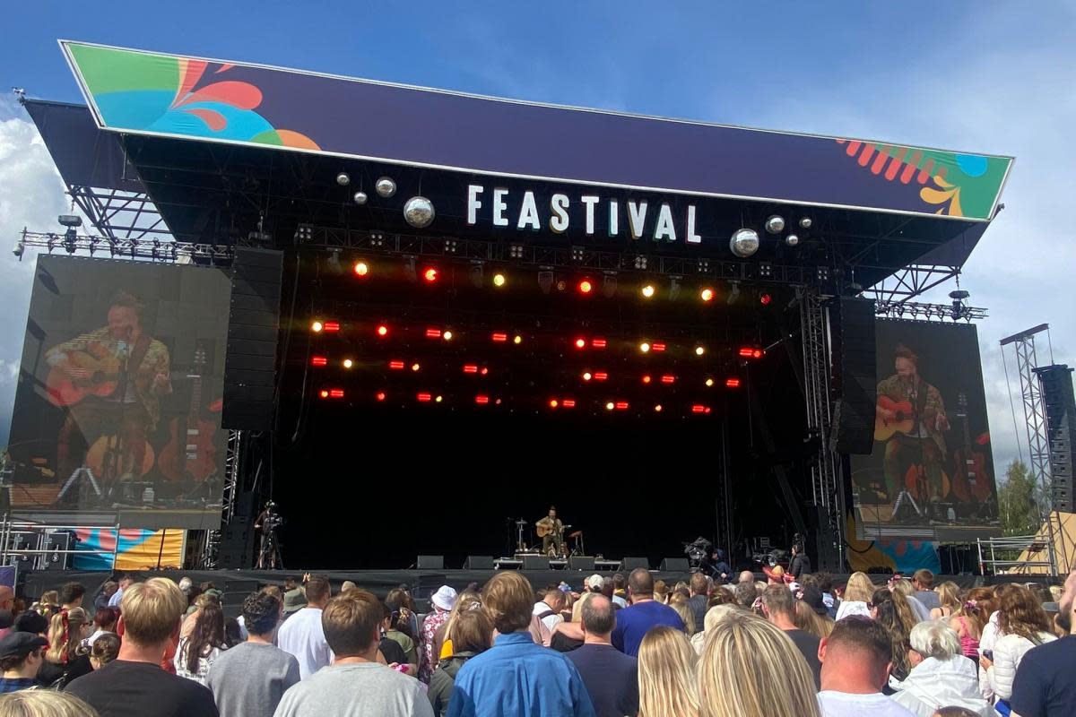 The Big Feastival main stage <i>(Image: Newsquest)</i>