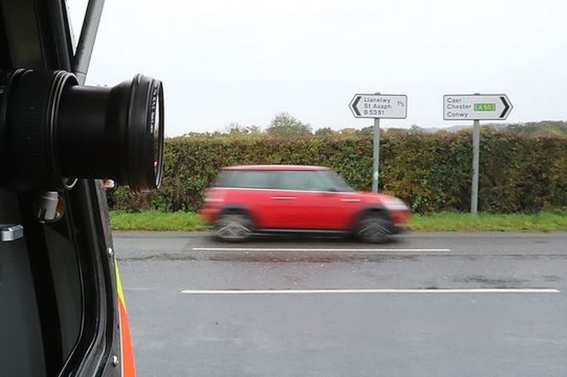 Mobile speed cameras are in operation across Wales -Credit:Ian Cooper/North Wales Live