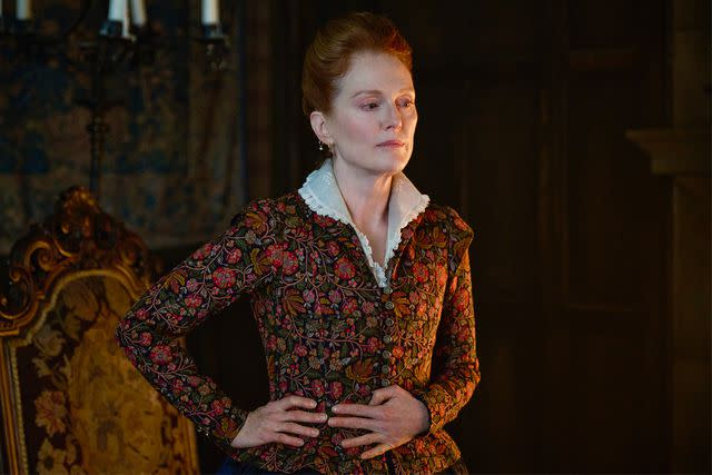<p>Rory Mulvey/Starz</p> Julianne Moore on 'George & Mary'