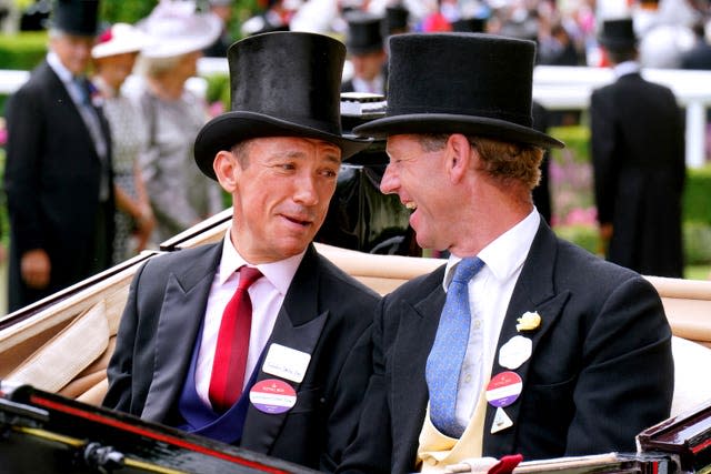 Frankie Dettori and Jamie Snowden