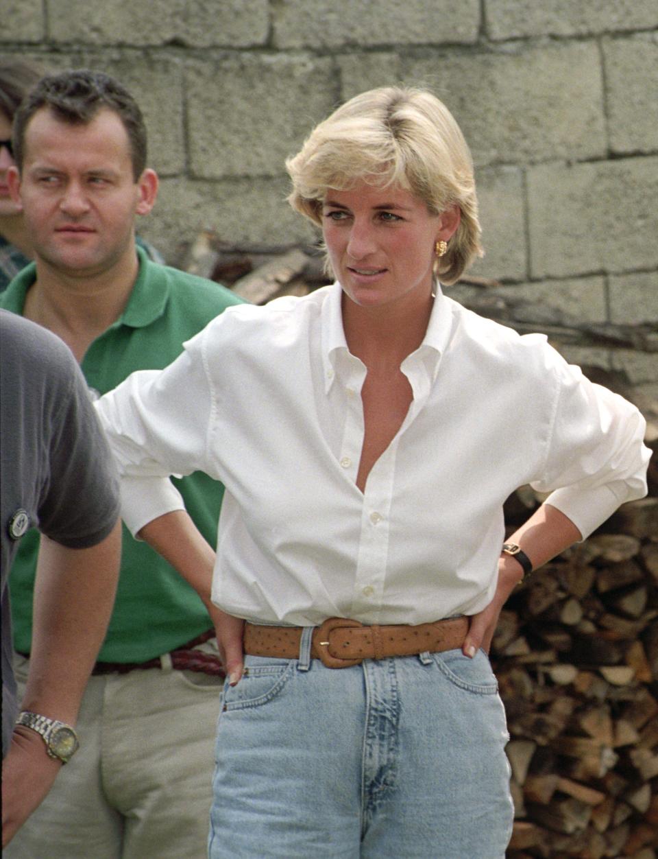 File photo dated 9/8/1997 of Diana, Princess of Wales, and Paul Burrell. The former royal butler has been given a public apology and substantial damages from the publisher of the Daily Mirror newspaper over phone hacking and 