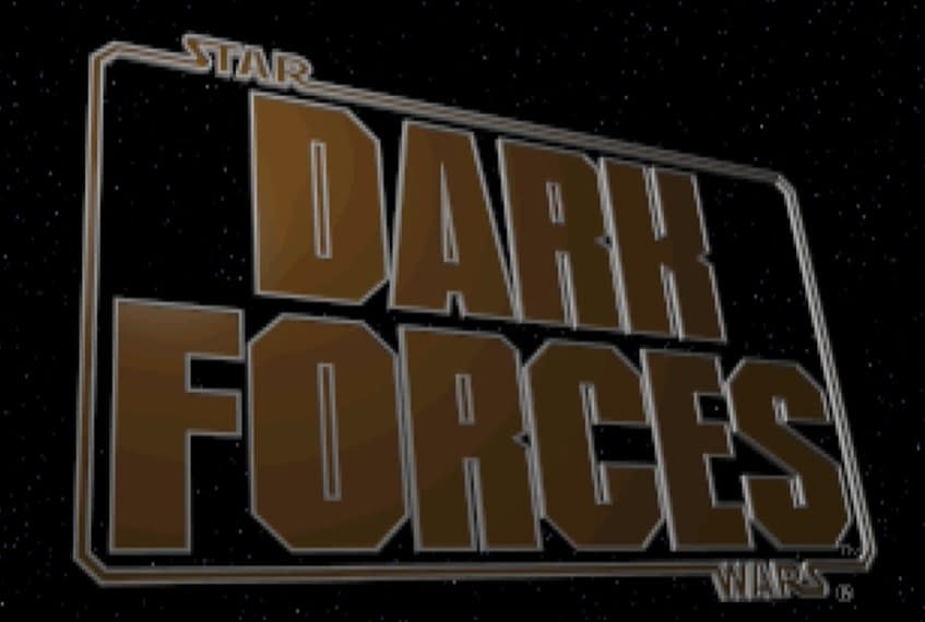 The title of the game Star Wars Dark Forces