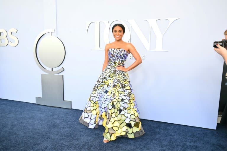 L'actrice Ariana DeBose arrive à la 77e cérémonie des Tony Awards, le 16 juin 2024 à New York (ANGELA WEISS)