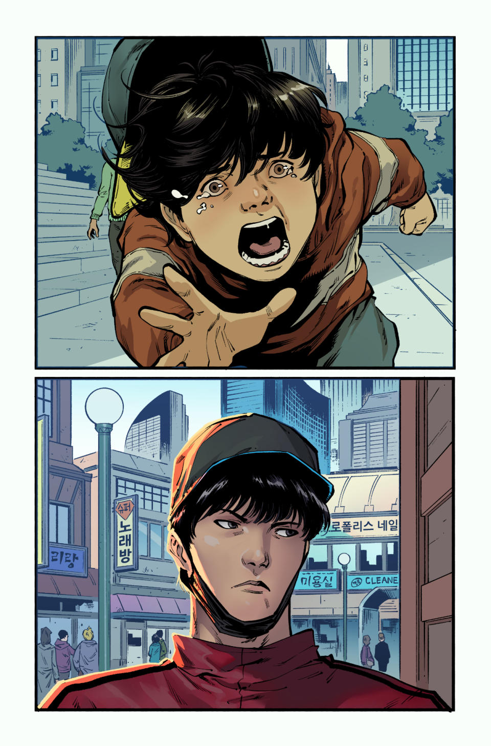 City Boy #1 interior art