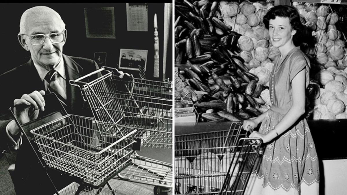 Meet the American who invented the shopping cart, Sylvan Goldman, Oklahoma supermarket mogul