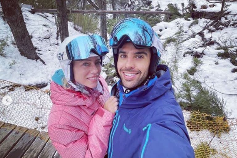 Nicole Neumann y su futuro marido Manuel Urcera