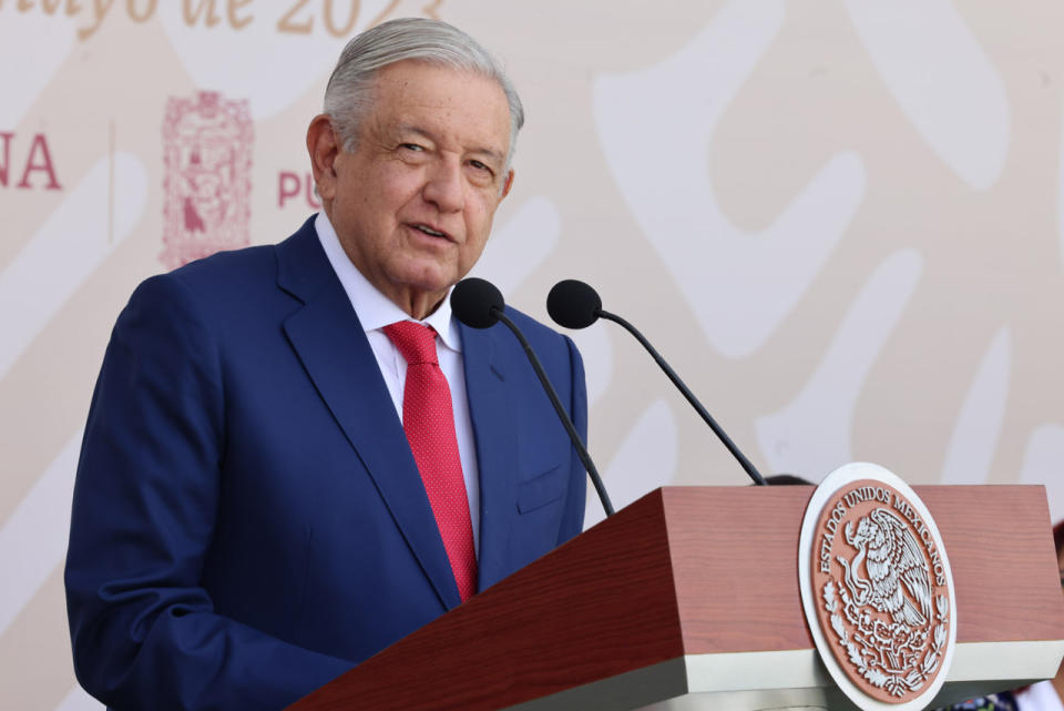 墨西哥總統羅培茲歐布拉多28日表示，美墨兩國官員在開會討論後，同意保持雙方的邊境口岸開放。(圖：X平台@lopezobrador)