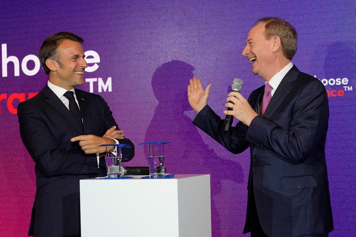 Microsoft berjanji untuk berinvestasi sebesar .3 miliar di puncak ‘Choose France’ Macron.