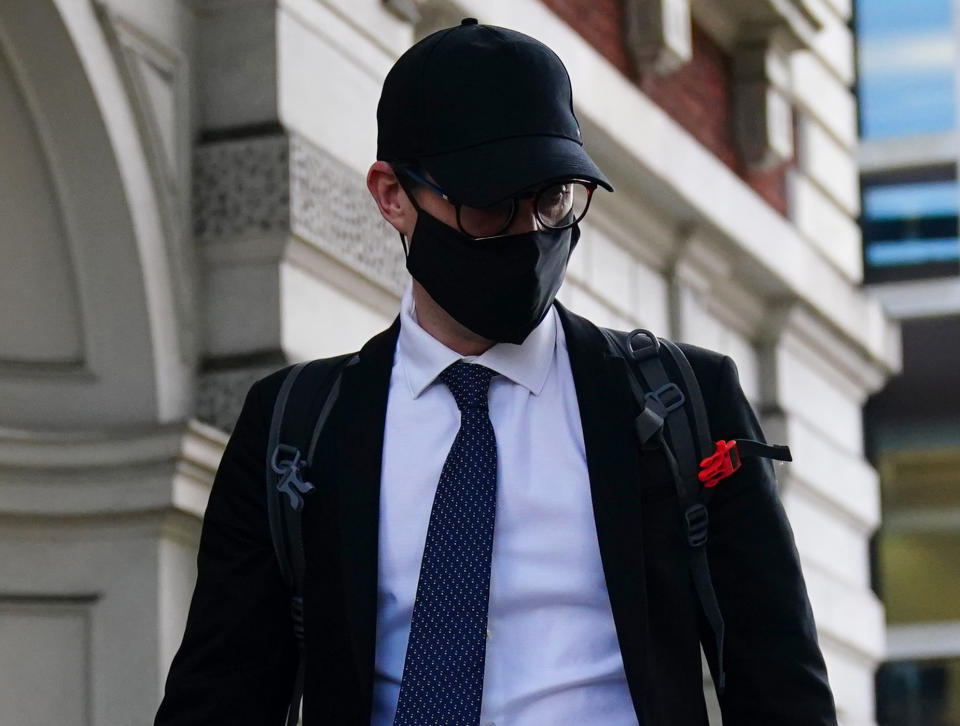 Detective Inspector Neil Corbel, 40, leaving Westminster Magistrates' Court, London. Picture date: Tuesday November 2, 2021.