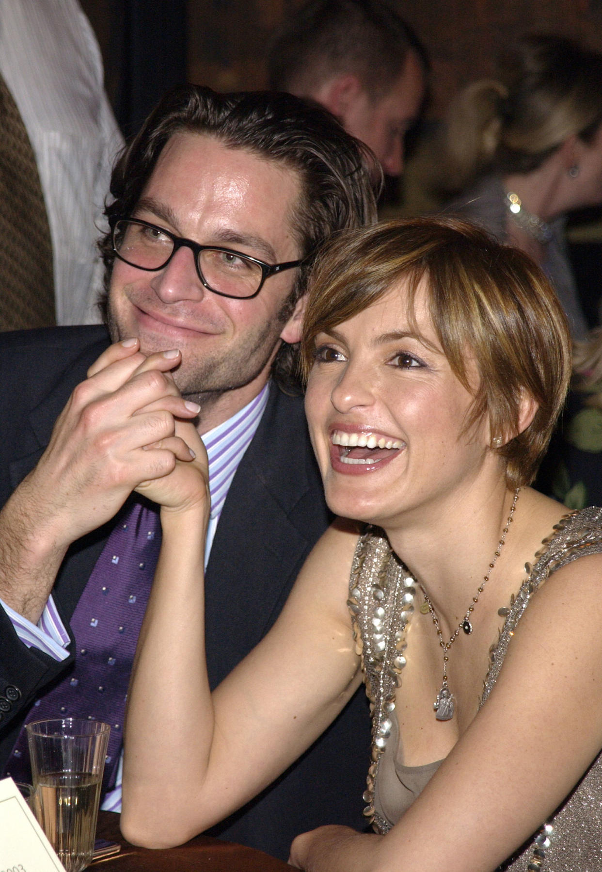 Mariska Hargitay and Peter Hermann (L. Busacca / WireImage)