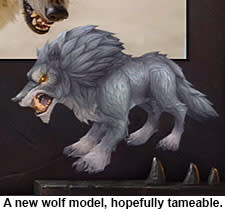 Warlords of Draenor new wolf model