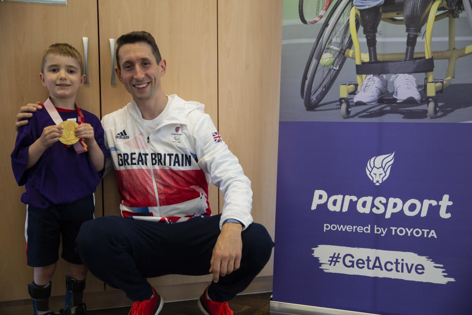 Jonathan Broom-Edwards attended a Paralympic inclusion event at Minster School.