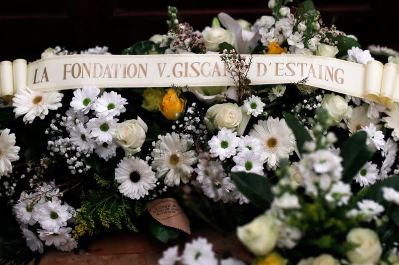 Funeral of late Former French President Valery Giscard d'Estaing in Authon