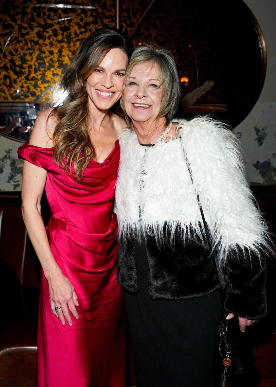 Hilary Swank and Sharon Stevens  (John Nacion / Variety via Getty Images)