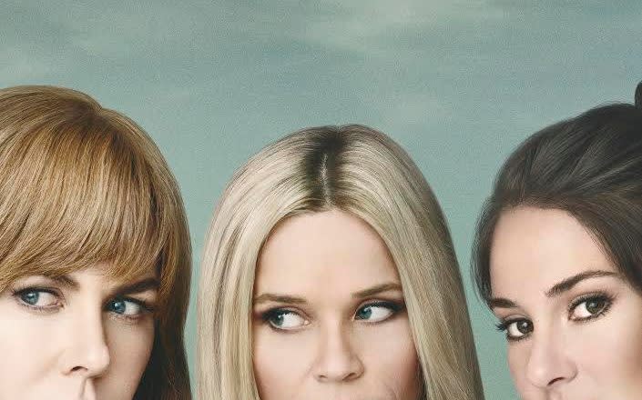 Big Little Lies stars Reese Witherspoon, Nicole Kidman and Shailene Woodley - Credit: HBO