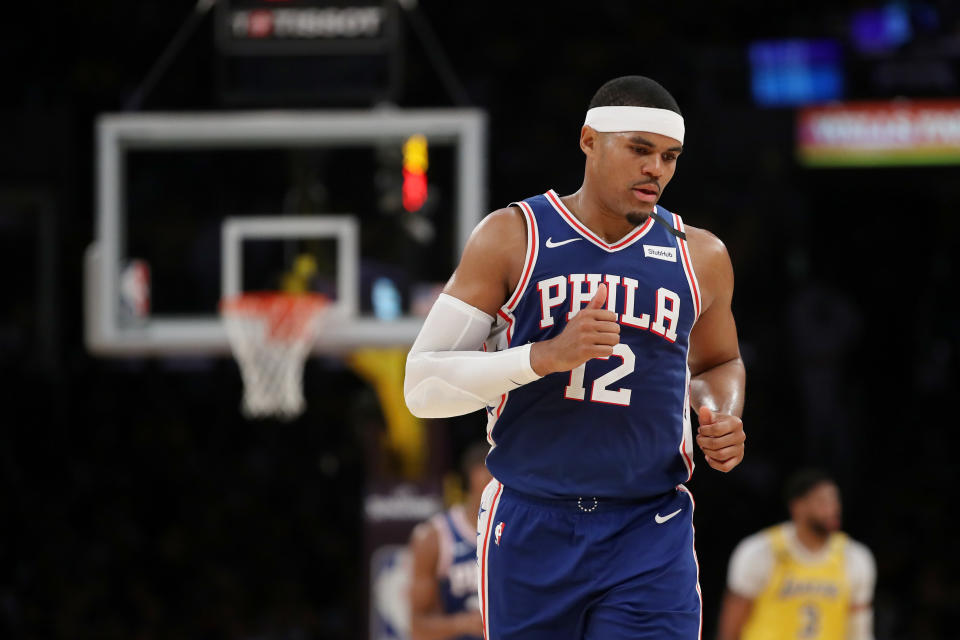 Tobias Harris is in his second season with the 76ers. (Photo by Katelyn Mulcahy/Getty Images)