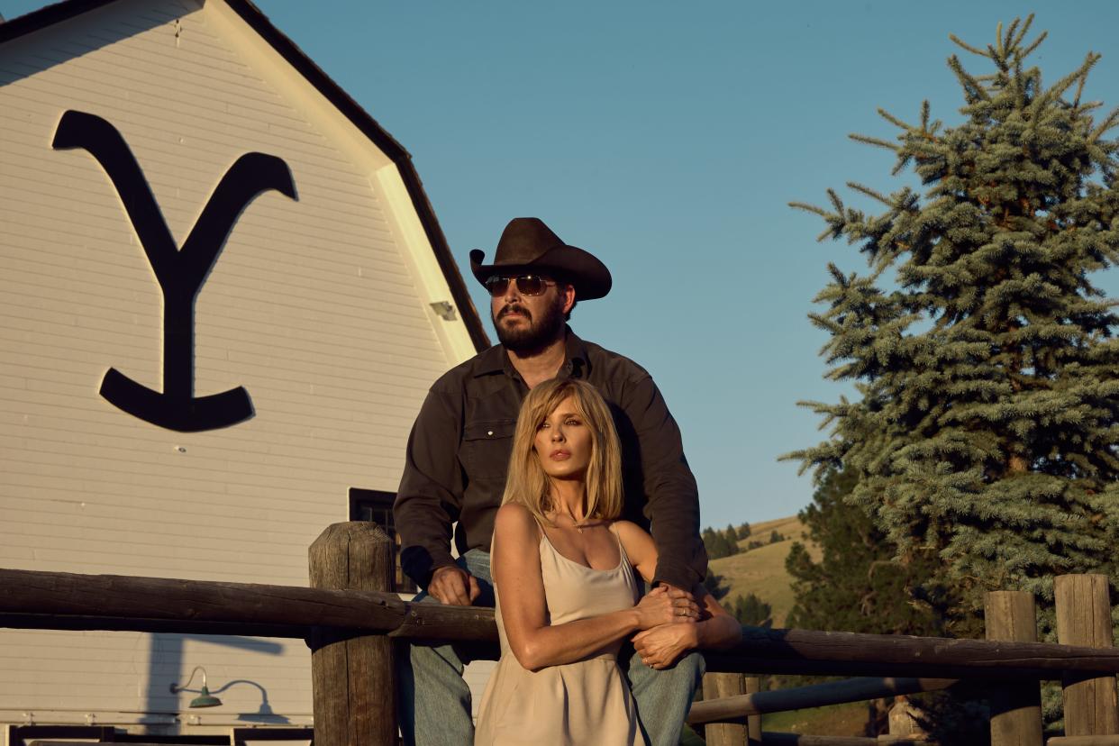 Cole Hauser as Rip Wheeler and Kelly Reilly as Beth Dutton in the second half of Season 5 of Paramount Network's "Yellowstone." The power couple could be leading the series into the future.