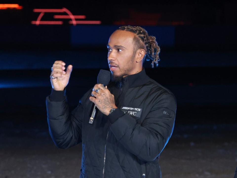 Lewis Hamilton insists F1 needs to be ‘respectful’ of Las Vegas locals (Getty Images for IWC Schaffhausen)