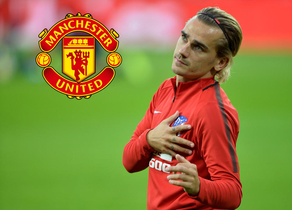 Antoine Griezmann was Man United’s top target in the summer.