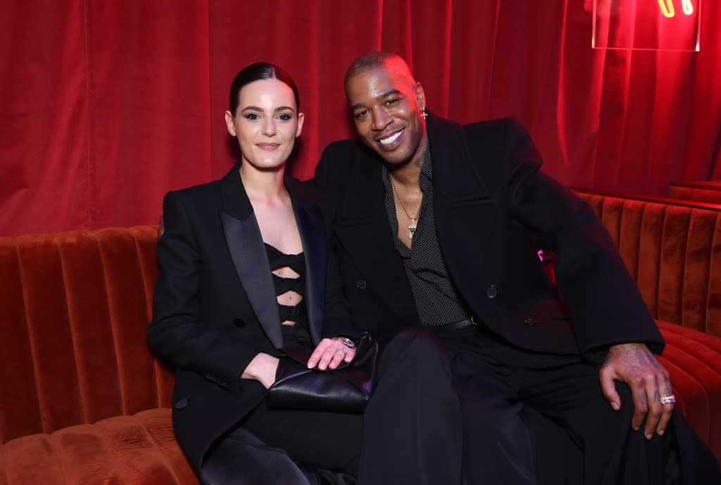 Lola Abecassis and Kid Cudi attend the afterparty for the global premiere of Paramount+ series “Knuckles” on April 16, 2024. (Photo by Tim P. Whitby/Getty Images for Paramount+)