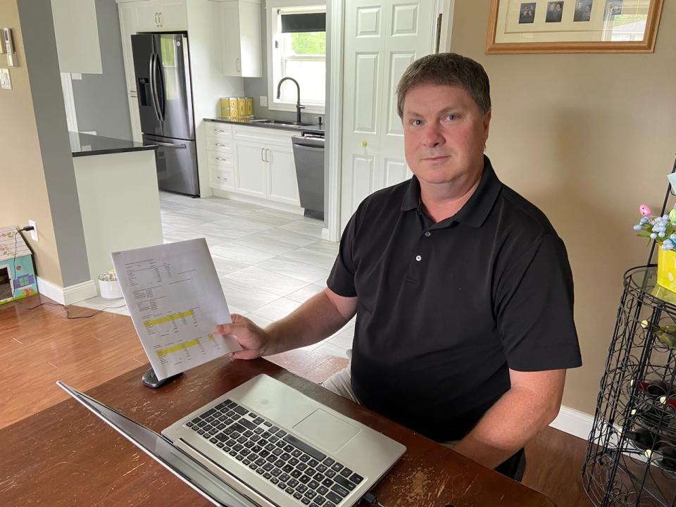 Cory Allen has purchased three investment properties in Fredericton in the past two years, at the same time New Brunswick saw soaring home prices and experts drawing a connection between increased home prices and investor activity. (Aidan Cox/CBC - image credit)